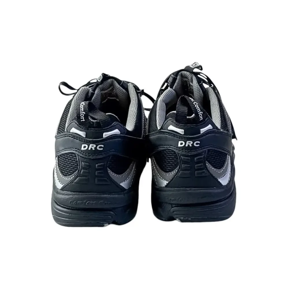 Dr. Comfort Performance Black/Gray Therapeutic Walking Shoes Women's Size 10W